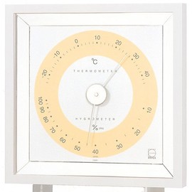 EMPEX (enpekkusu) Temperature and humidity meter, Libby Heat and Humidity Meter, 置掛 LV – 4404 Beige