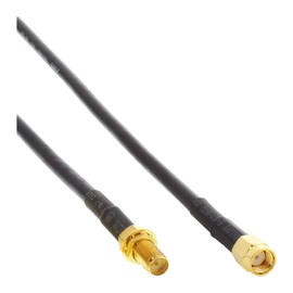 InLine® 40864 WLAN Cable R-SMA Male to R-SMA Female 4 m