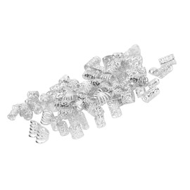 200 Anillos para el Pelo de Rastas, Patrones Exquisitos Ahuecados, Bobinas de Joyería para Trenzado de Cabello, Accesorios para Rastas para Mujeres, Dijes para el Cabello, (Color