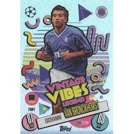 Match Attax 2024 2025 Giovanni Van Bronckhorst Vintage Vibes Legend Trading Card