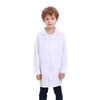 [トップタイ] 子供の白いコート ラボ白衣 科学者コスプレ服 学校用 ハロウィーン こどもの日 パーティー - ホワイト