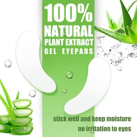 100 Pairs Eye Pads Eyelash Pads for Eyelash Extension Eyelash Lifting Eyelashes Colouring Eyelashes Eye Patches Eyelash Extension Pad (Gold)