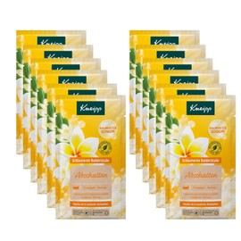 Kneipp Foaming Bath Salts Shut Off - Frangipani & Moringa - Multipack - 12 x 80 g