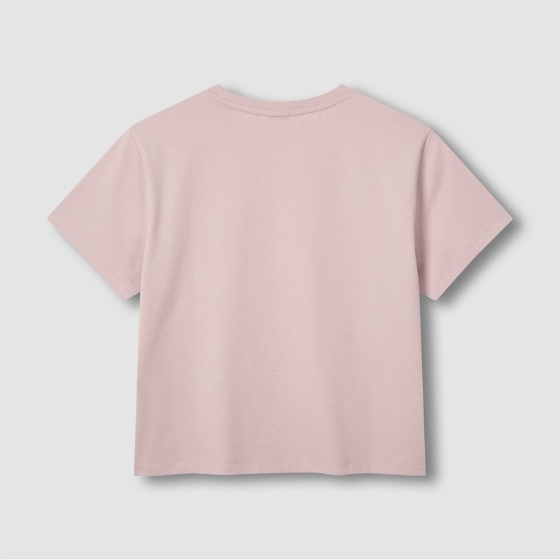 JAJU [JAJU/자주] JAJU AIR Cotton Short Sleeve T-Shirt_Pink