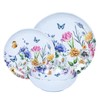 Lechoo 12 Piece Melamine Dinnerware Sets - Plates And Bowls