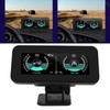 Universal Intelligent Car Inclinometer Tilt Gauge High Resolution HUD Digital