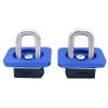 Tiardey One Pair Stainless Bullet Retractable Truck Tie Down Anchors