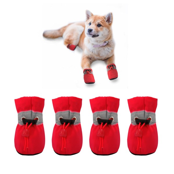 YAODHAOD Dog Shoes for Small Dogs, Anti-Slip Dogs Boots &