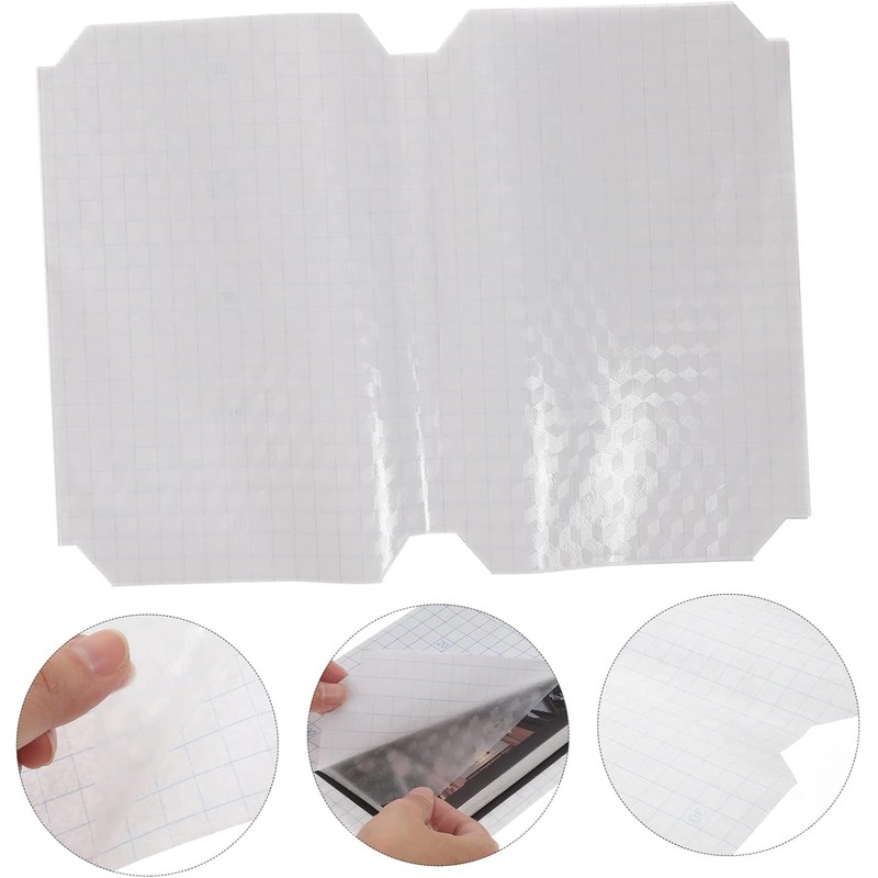 20 Forros Adhesivos Transparentes Para Libros 13.38X9.84In Películas Protectoras Impermeables