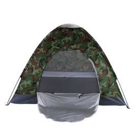 ADOVA 3-4 Person Waterproof Tent with Instant Setup and Ventilation, Lightweight Small Camping Tent with Carrying Bag, for Hiking, Camouflage