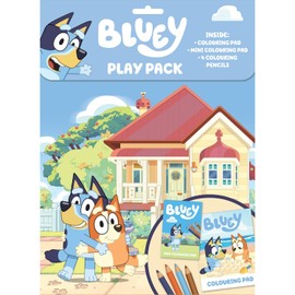 Quickdraw Bluey Play Pack Kids Activity Set with Colouring Pads and Pencils