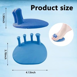 Toe Separators for Overlapping Toes Women,Blue Calf Trainer Toe Separators for Women,Multifunctional Bunion Corrector Thin Leg Exerciser,Suitable for Having Plantar Fasciitis,Bunions,Other Foot Pain