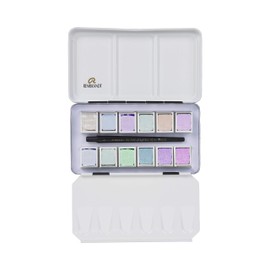 Rembrandt Royal Talens Water Colour Box Special Effects 12 Half Tubs Watercolour Paints