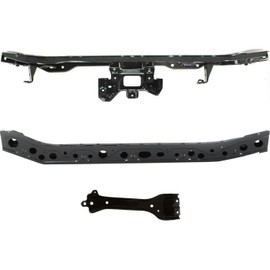 BURANIFUSION 3pcs Radiator Mount Radiator Support Tie Bar Crossmember for Nissan for Versa 2007-2011 Upper,Center and Lower NI1225169 NI1233100 WEF0101