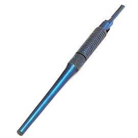 AAProTools Round Pattern Adjustable 7 Ways Scalpel Handle #3 Blue Coated
