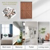 WEWORTH Heavy Duty Double Bypass Sliding Closet Door Track Kit