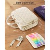 Bible Journaling Kit – Quilted Bible Cover Case for Women,