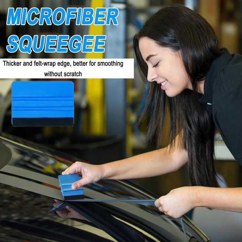 Jormftte Car Vinyl Wrap Tool kit, Window Film Tools Wallpaper