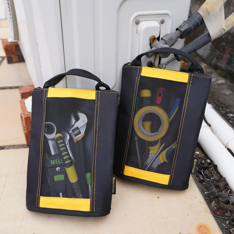 MELOTOUGH Canvas Zipper Tool Pouch Zipper Bag -Fastener bag with