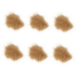 IWOWHERO Flower Ball Nail Art Decorations 6pcs Base Style Detachable Design for Girls Ladies