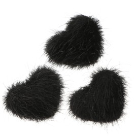 TOVINANNA 3Pcs Heart Shaped Nail Art Decor Fashionable Manicure Beauty Supplies Soft Nail Adornments for Charming DIY Designs