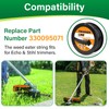 DuckcowsC 253ft .095" Black Trimmer Line Weedeater String Replacement for