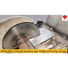 JINGLING 6 inch 150mm SINTERED Diamond Lapidary Saw Blade Cutting Jewelry Tools for Stone