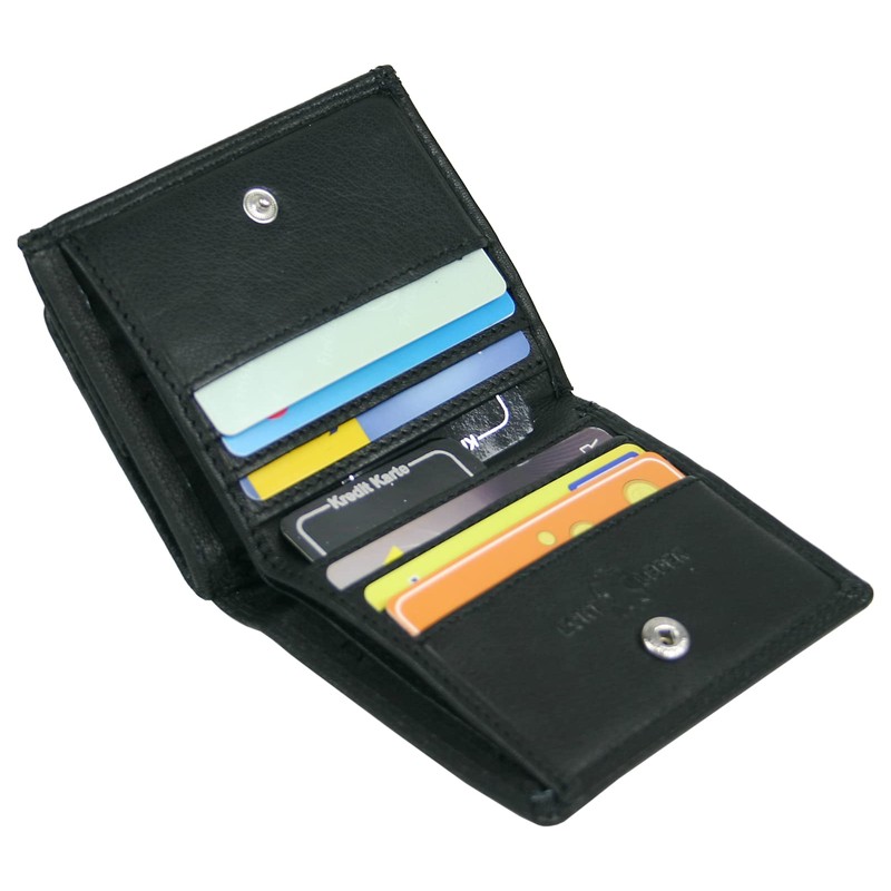 CA$H - Men's Wallet Landscape Format - Genuine Leather Wallet,