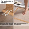 Flexible PVC Carpet Edge Trim Strip, Self Adhesive, Cuttable Carpet