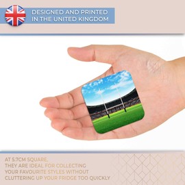 Destination Vinyl ltd Fridge Magnet - Rugby Pitch RFC Stadium 16367