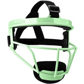 Dinictis Softball Face Mask, Lightweight, Comfortable, with Wide Field Vision, Durable and Safe Face Guards, Premium Protective Softball Fielder's Mask-Apple Green-Child(S)