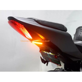 Sportbike Lites GSX-R1000 2017-2024 Fender Eliminator w/ LED Turn Signal Light Bar - Smoked Lens