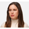Firmoo Blue Light Glasses without Prescription Women Men Round Blue