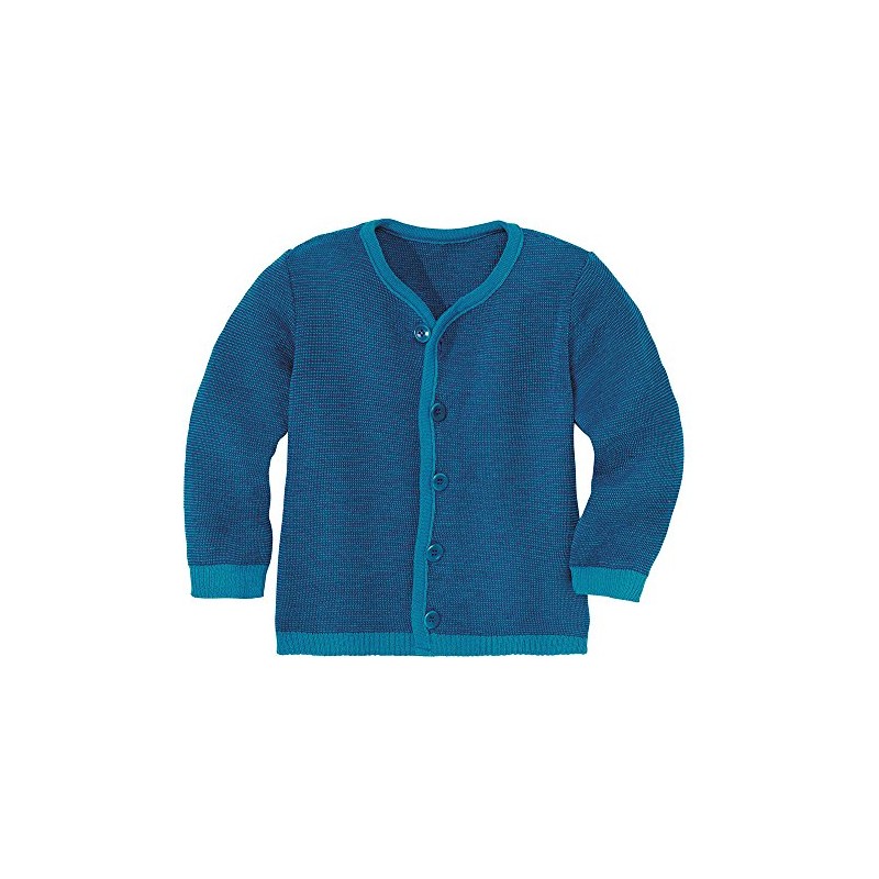 Disana Knitted Jacket - 86/92 - Blue Mix