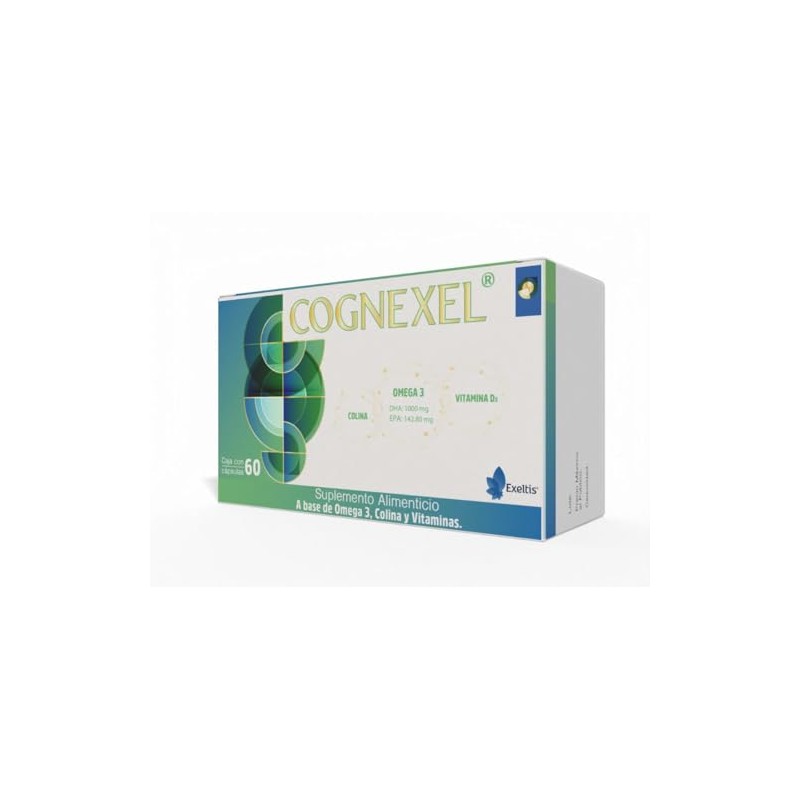 Cognexel: Colina, Omega 3 (DHA 1000 mg, EPA 142.80 mg)