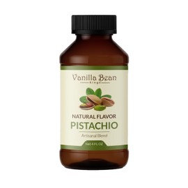 Vanilla Bean Kings Natural Pistachio Extract for Baking and Flavoring - 4 OZ - Premium Quality Natural Flavors for Baked Goods, Desserts, & Cooking