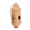 CAXUSD Outdoor Wooden Bird Feeder Hanging Hummingbird Feeder for All