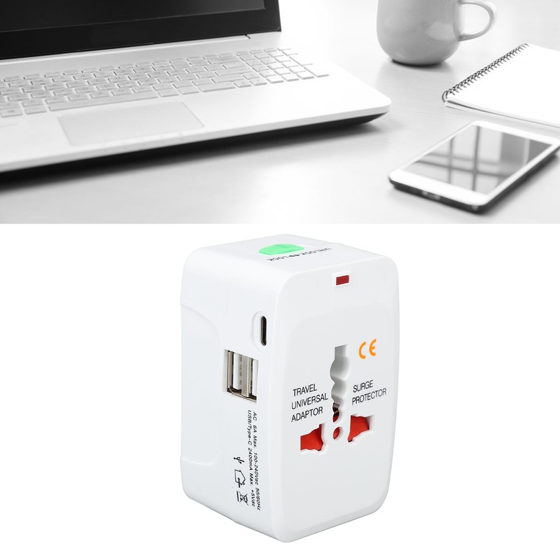 International Travel Adapter Universal Power Adapter for Appliances Communication Devices