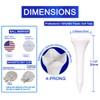 1 1/2 Inch Plastic Golf Tees,Short Golf Tees Plastic 120