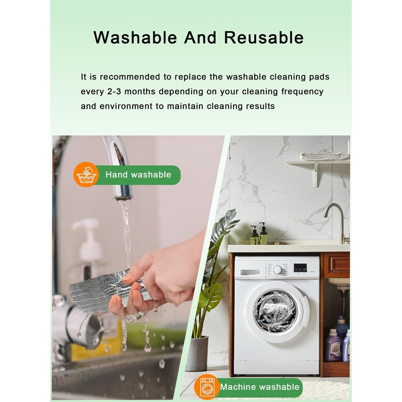 E-HAO 6 Pack Mop Pads Replacement for iRobot Roomba Combo