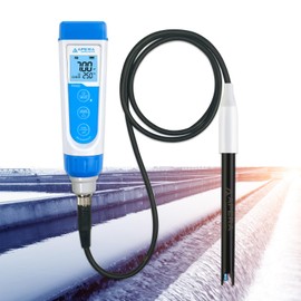 Apera Instruments PH60-WW Handheld pH Meter Tester Kit with LabSen 335 ATC pH Electrode for Lab-Grade pH Measurement in Wastewater, Suspensions, and Emulsions