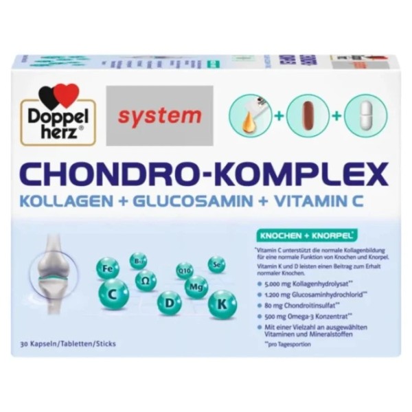 Doppelherz Chondro Komplex 30 Capsules + 30 Tablets + 30