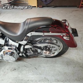 21ST Rear Turn Signal Light Relocation Mount Fit Harley Softail Fat Boy Springer FXST