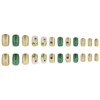 24 Pcs St. Patrick's Day Press on Nails Medium Square
