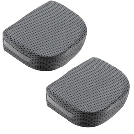 Suzile 2 Pcs Hot Tub Booster Seat Weighted Spa Bathtub Booster Seat Micro Dot Non Slip Quick Dry Bottom Portable Inflatable Cushion with 3D Mesh Cover Tub Accessory for Indoor Outdoor (Grey)