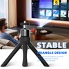 UVVRUR Projector Stand Projector Mini Table Tripod with 1/4 Inch