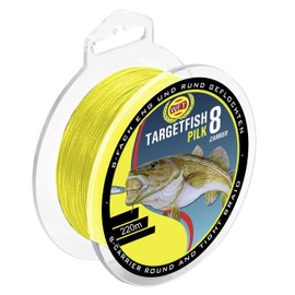 WFT TF8 Pilk Yellow Braided Sea Cord 220 m Diameter / Load Capacity 0.15 mm / 12 kg Load Capacity