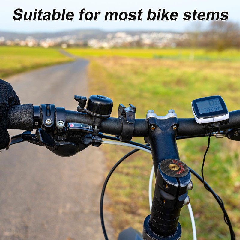 sourcing map 1-1/4 OD Bicycle Headset Stem Top Cap Carbon