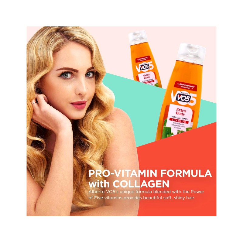 VO5 Extra Body Volumizing Shampoo Unisex 15 oz (Pack of