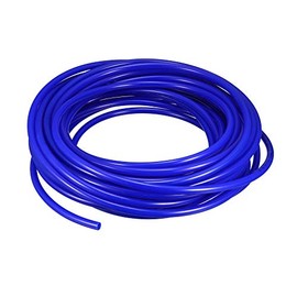 sourcing map Pneumatic Air Tubing, 8mm OD x 5mm ID 15m(49.2ft) PU Polyurethane Air Compressor Tubing Hose Pipe Blue